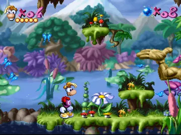 Rayman (US) screen shot game playing